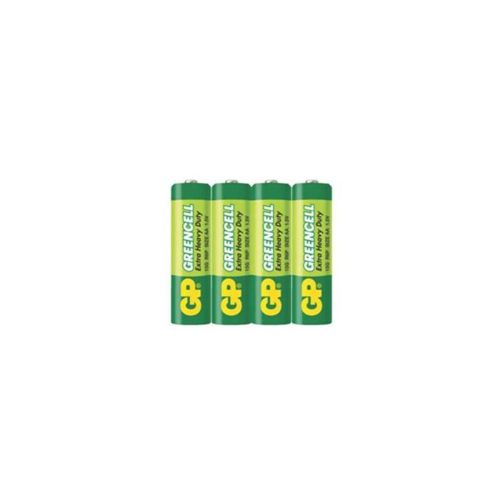 GP baterija (AA) GREENCELL Zink carbon R6/AA 15G-S4 (4 batteries / shrink) 1.5V