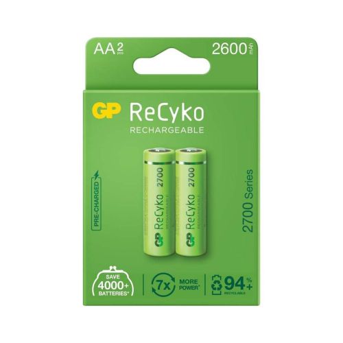 GP baterija (AA) Rechargeable NIMH R6/AA, 270AAHCE-EB2, (2 batteries / blister), 2700 mAh