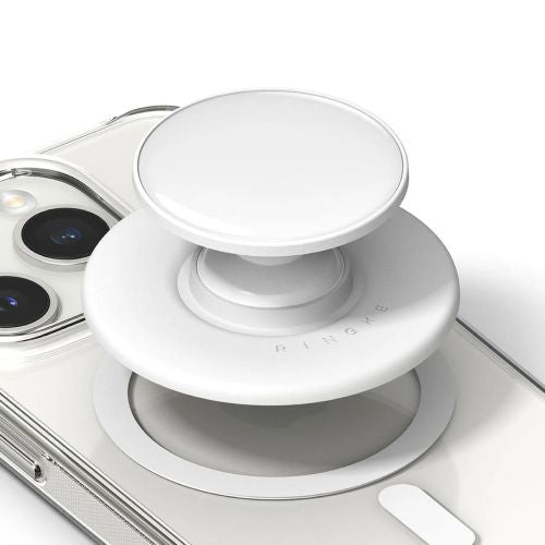 Ringke Galaxy S23 dėklas magnetinis Glossy, balta spalva