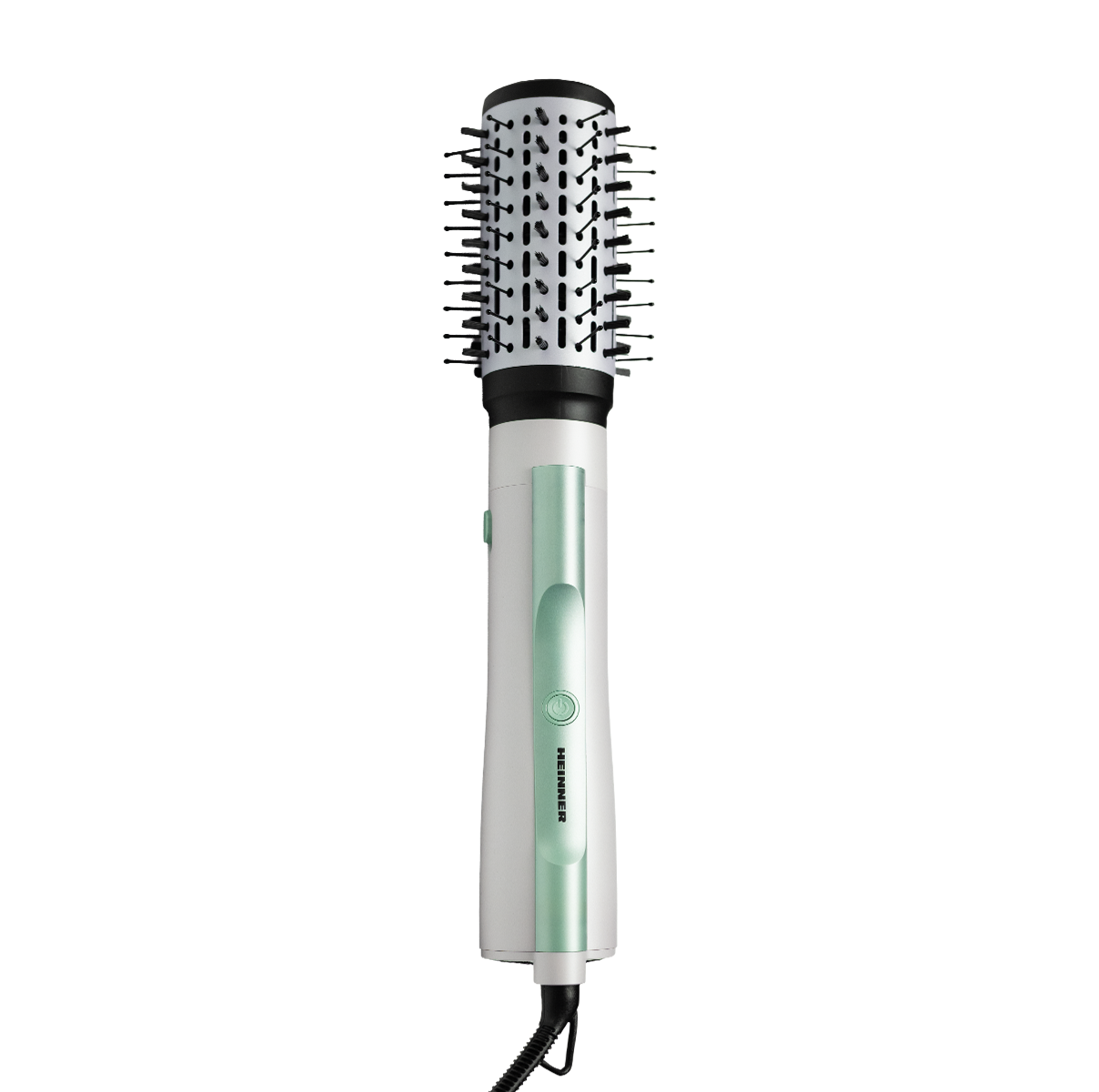 Karšto oro šepetys 1200 W, baltos/žalios spalvos, HAB-Y12DC-WH1 HEINNER