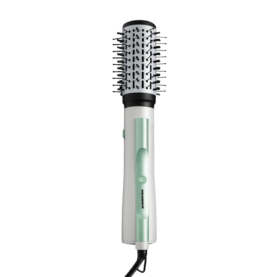 Karšto oro šepetys 1200 W, baltos/žalios spalvos, HAB-Y12DC-WH1 HEINNER