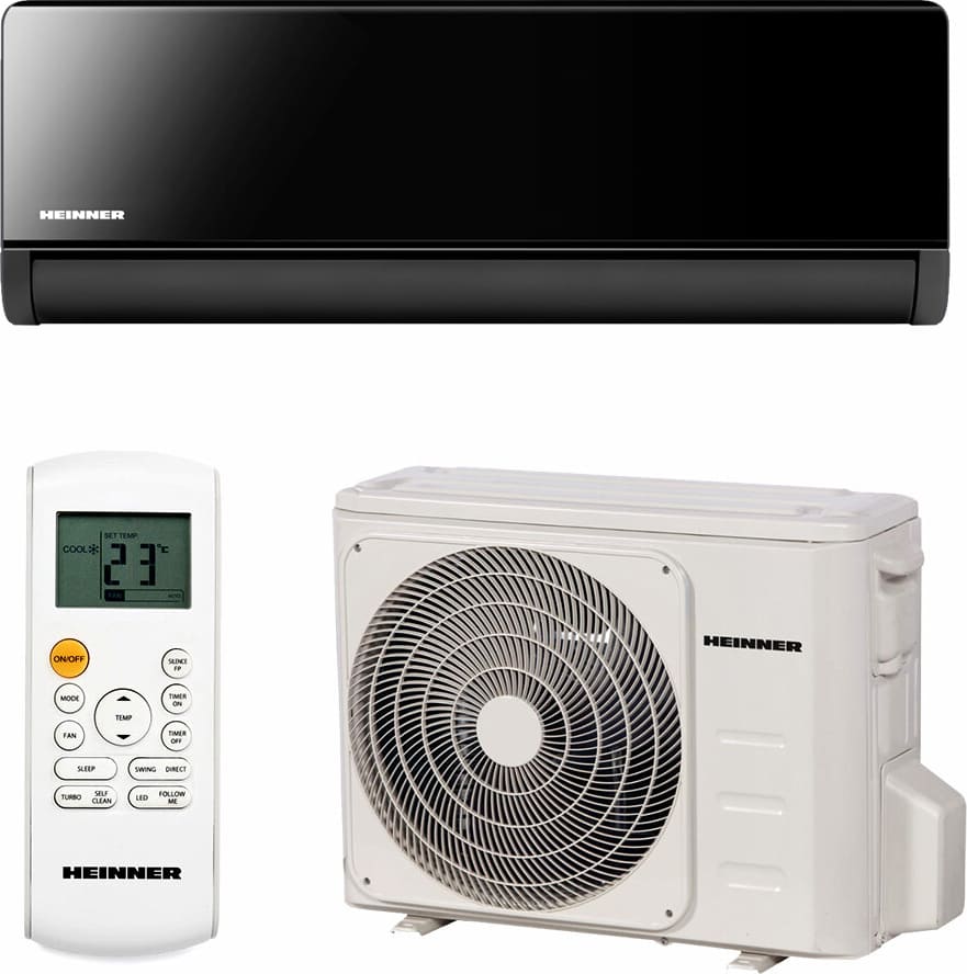 Oro kondicionierius BLACKPEARL, 12000BTU HAC-BP12WIFI-BK HEINNER
