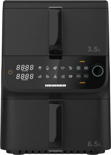 Karšto oro gruzdintuvė 2500W, 10L HAF-C10DBS25BK HEINNER