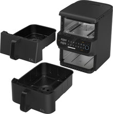 Karšto oro gruzdintuvė 2500W, 10L HAF-C10DBS25BK HEINNER
