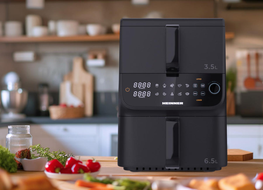 Karšto oro gruzdintuvė 2500W, 10L HAF-C10DBS25BK HEINNER