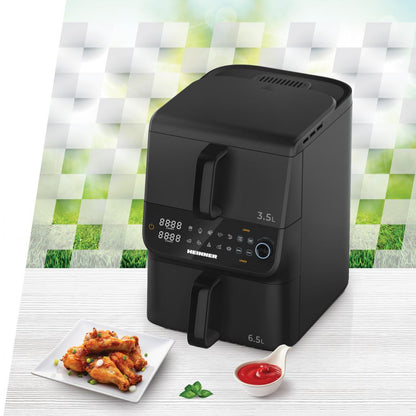 Karšto oro gruzdintuvė 2500W, 10L HAF-C10DBS25BK HEINNER