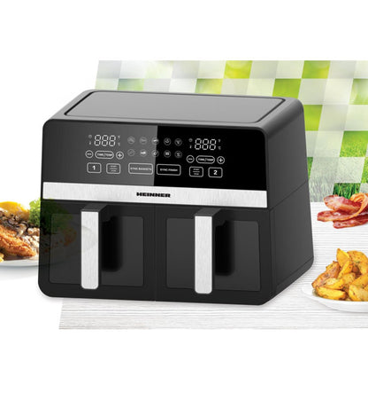 Karšto oro gruzdintuvė 2400W, 9.5L HAF-K10DB24BK HEINNER