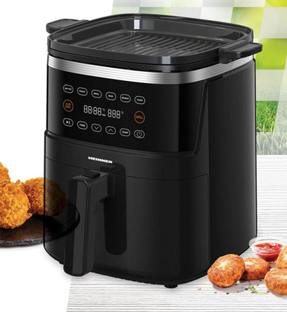 Oro keptuvė 2400W, 9.5 l HAFG-B5BK2600 HEINNER