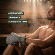 Sauna Wool Glove - Natural Heat Protection for Sauna