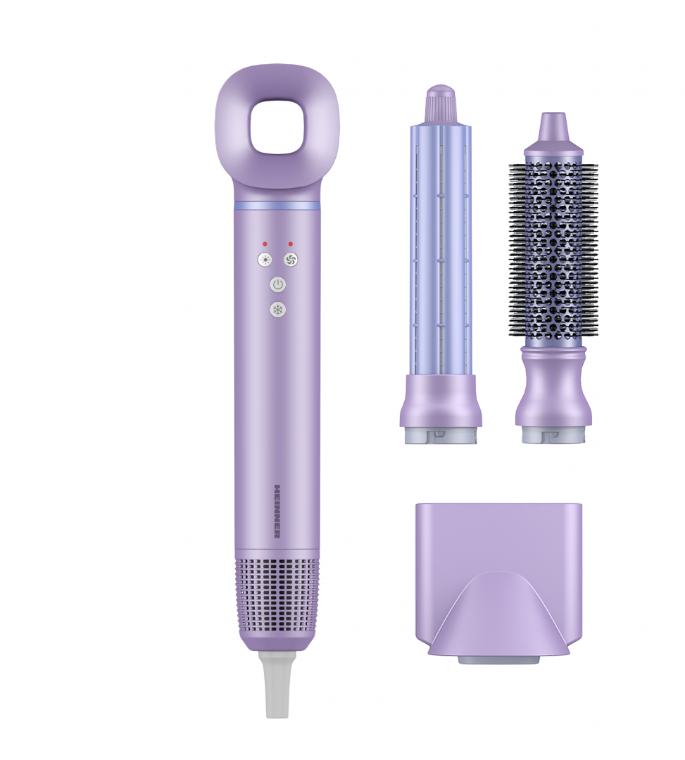 Plaukų formavimo prietaisas 1300W, violetinis, HAS-H13BLDC-V4 HEINNER