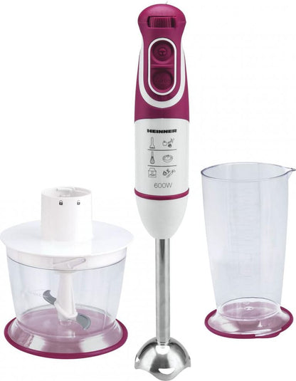 Rankinis blenderis, komplektas 600W HB-600BG HEINNER
