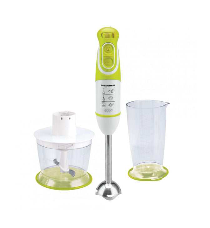Rankinis blenderis, komplektas 600W HB-600GR HEINNER