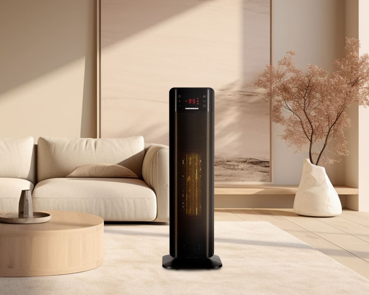 Keramikas sildītājs 1200/2000W HCHT-MD20BK HEINNER