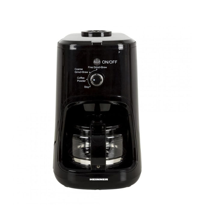 Kavos aparatas su malūnėliu 900W, 0,6L HCM-900RBK HEINNER