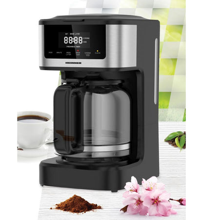 Kavos aparatas 900 W, 1,8 l HCM-DD900BKSS HEINNER