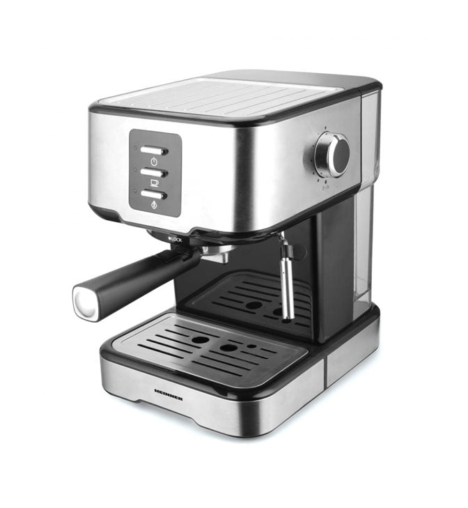 Kavos aparatas 850W, 1,5L, 15bar HEM-850IXBK HEINNER