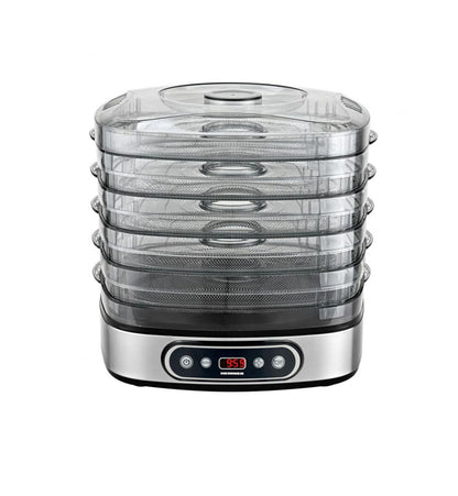 Vaisių ir daržovių džiovintuvas 320–380 W, 18,5 l HFD-K380SSBK HEINNER