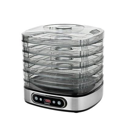 Vaisių ir daržovių džiovintuvas 320–380 W, 18,5 l HFD-K380SSBK HEINNER