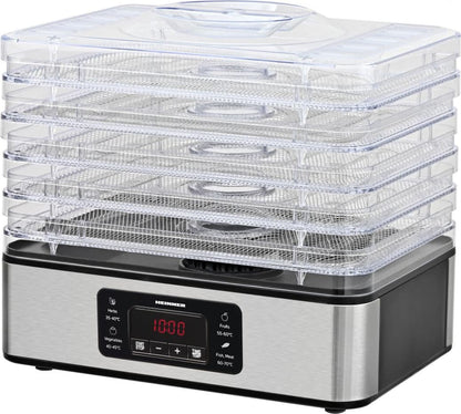 Vaisių ir daržovių džiovintuvas  200-400W, 8.55L HFD-K400SS HEINNER