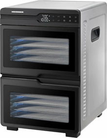Vaisių ir daržovių džiovintuvas 1000-1200W HFD-KDDB1200BKSS HEINNER