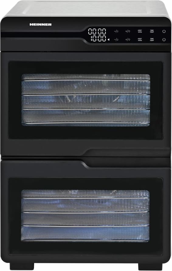 Vaisių ir daržovių džiovintuvas 1000-1200W HFD-KDDB1200BKSS HEINNER