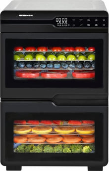 Vaisių ir daržovių džiovintuvas 1000-1200W HFD-KDDB1200BKSS HEINNER