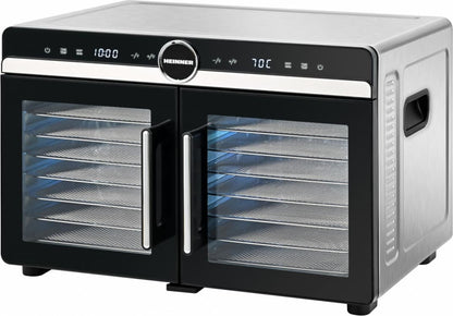 Vaisių ir daržovių džiovintuvas 1200-1400W HFD-KDDB1400BKSS HEINNER