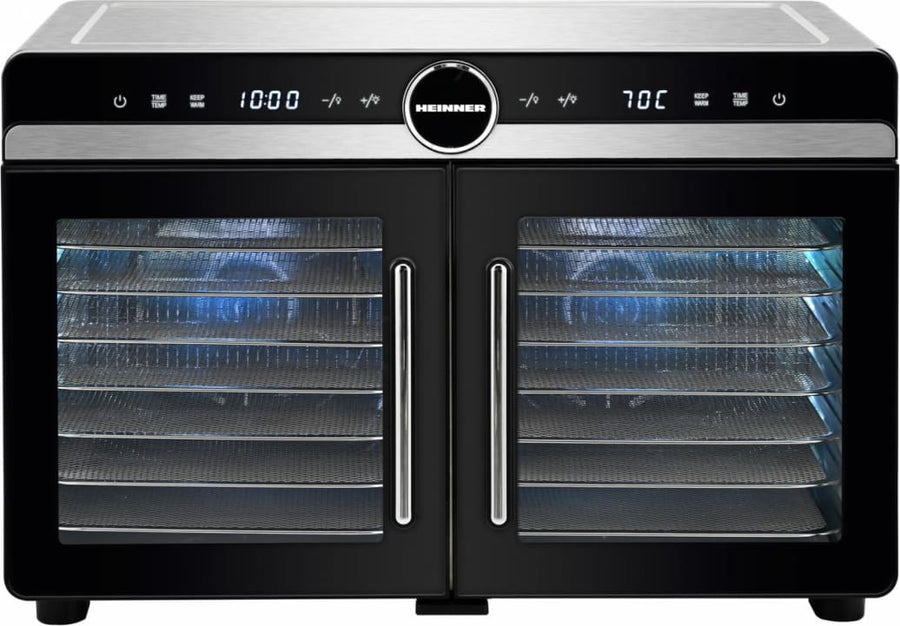 Vaisių ir daržovių džiovintuvas 1200-1400W HFD-KDDB1400BKSS HEINNER