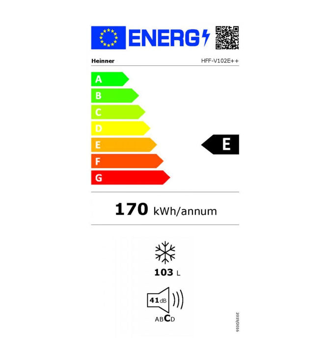 Šaldiklis HFF-V102E++ HEINNER