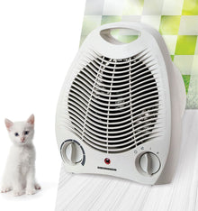 Elektrinis šildytuvas, termoventiliatorius 1000/2000W HFH-L2000WH HEINNER