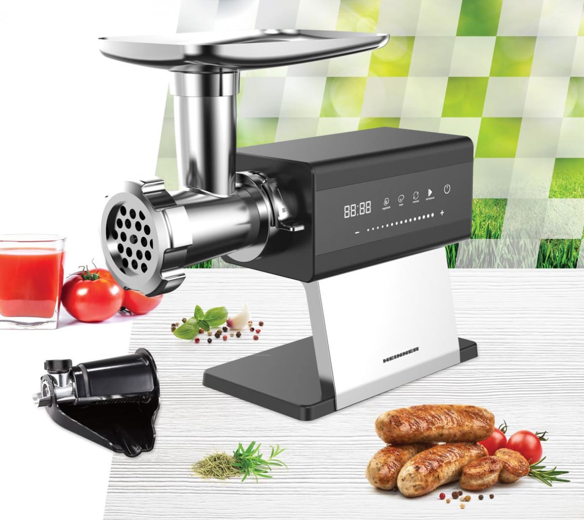 Mėsmalė 2500W HMG-DTSS2500 HEINNER