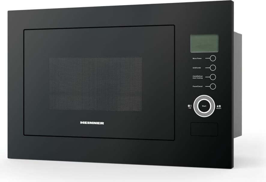 Įmontuojama mikrobangų krosnelė 900W, 25L HMW-25BIGBK HEINNER