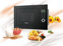 Įmontuojama mikrobangų krosnelė 900W, 25L HMW-25BIGBK HEINNER