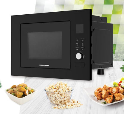 Įmontuojama mikrobangų krosnelė 800W, 23L HMW-BI2360BK HEINNER