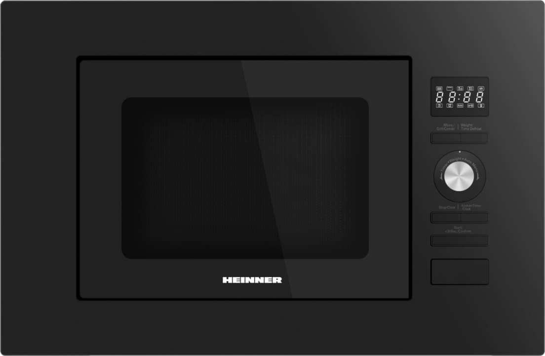 Įmontuojama mikrobangų krosnelė 800W, 20L HMW-MDBI20GDBK HEINNER