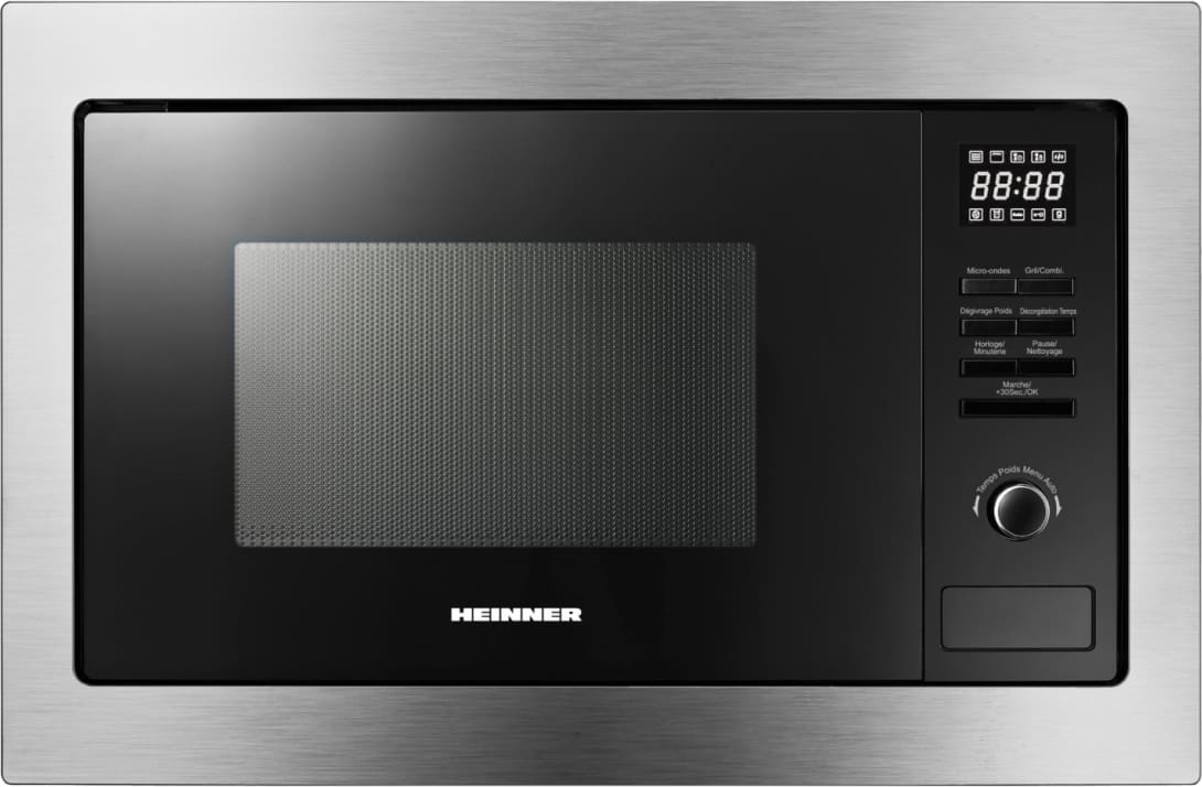 Įmontuojama mikrobangų krosnelė 900W, 20L HMW-MDBI25GDIX HEINNER