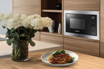 Įmontuojama mikrobangų krosnelė 900W, 20L HMW-MDBI25GDIX HEINNER