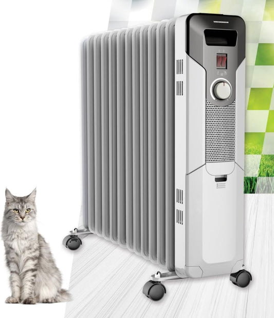 Elektriskais eļļas radiators 1000/1500/2500W HOH-Y13S HEINNER
