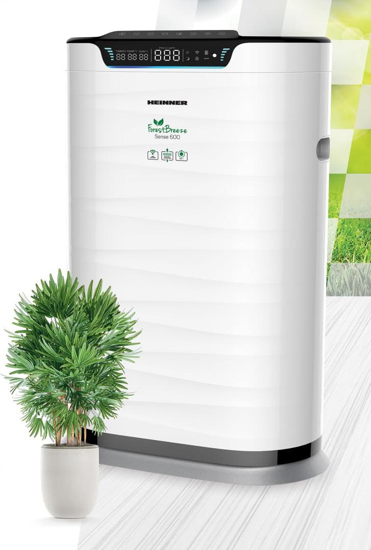Oro valytuvas 75W 72m2 600m3/h HPA-600WIFI HEINNER