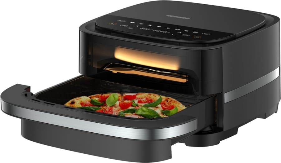 Karšto oro gruzdintuvė 2200W, 25.4cm HPAF-B4DC22BK HEINNER