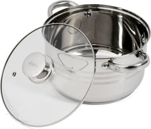 Puodas nerūdijančio plieno su teflono danga 4.5L 22x12.5cm HR-HJ-045 HEINNER