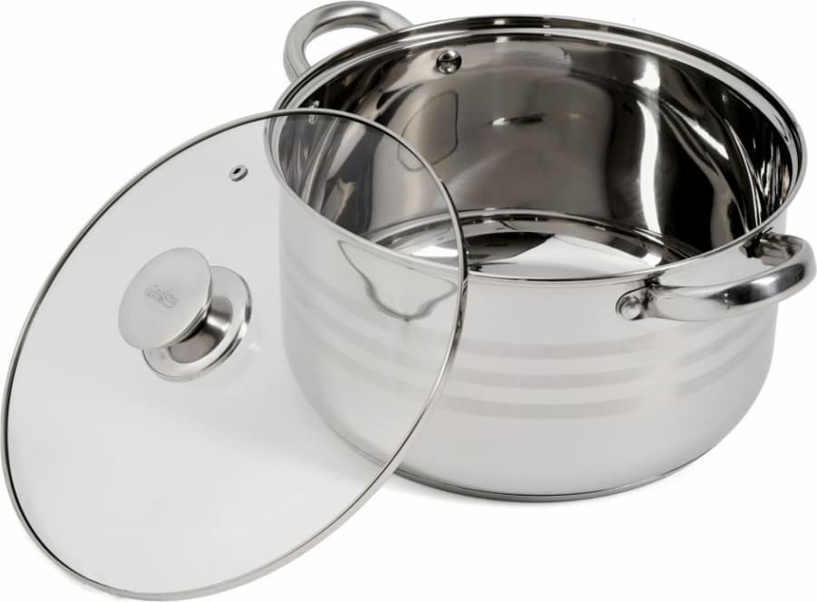 Puodas nerūdijančio plieno su teflono danga 7L 26x14.5cm HR-HJ-07 HEINNER