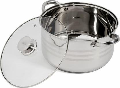 Puodas nerūdijančio plieno su teflono danga 7L 26x14.5cm HR-HJ-07 HEINNER