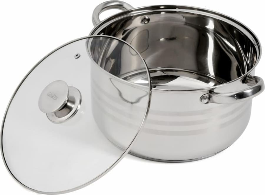 Puodas nerūdijančio plieno su teflono danga 7L 26x14.5cm HR-HJ-07 HEINNER
