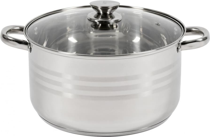Puodas nerūdijančio plieno su teflono danga 7L 26x14.5cm HR-HJ-07 HEINNER