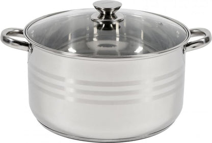 Puodas nerūdijančio plieno su teflono danga 12L 30x17cm HR-HJ-12 HEINNER