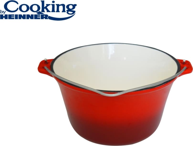 Puodas be dangčio emaliuotas ketaus 3L 22x13cm HR-HYCC-22P HEINNER