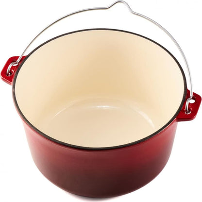 Puodas be dangčio emaliuotas ketaus 5L 26x15cm HR-HYCC-25P HEINNER