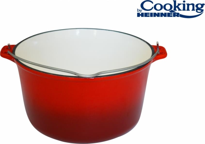 Puodas be dangčio emaliuotas ketaus 5L 26x15cm HR-HYCC-25P HEINNER
