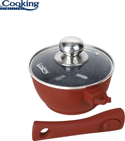 Puodas aliuminio su keramikos danga 1.3L 16x8.2cm HR-JLG-C16C HEINNER